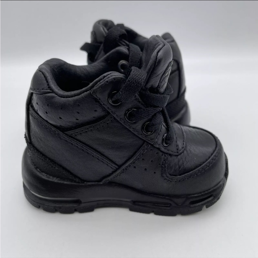 Nike Air Max Black Goadome (TD) Baby/Toddlers ACG Leather Snow Boots | NEW/NWT🖤 - Picture 6 of 14
